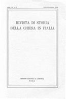 RIVISTA DI STORIA DELLA CHIESA IN ITALIA - 2004 - 1